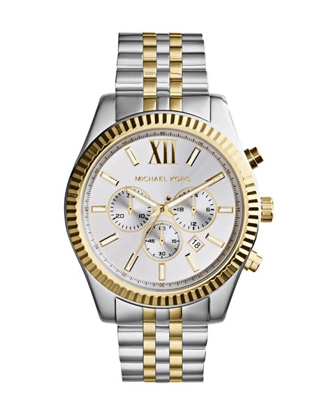 michael kors lexington silber|Michael Kors watches two tone.